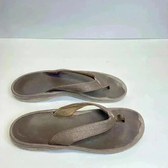 Olukai Ohana Dark Java Comfort Flip Flop Sandal Women's US Size 11 - Picture 1 of 7